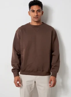 Sweat-shirt Imperial Marron Manches Longues