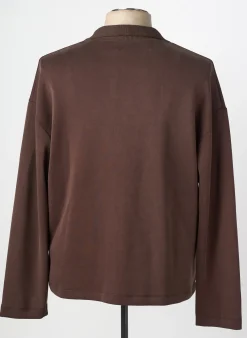 Sweat-shirt Imperial Marron Manches Longues