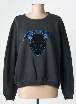 Sweat-shirt Imprevu Bleu Manches Longues