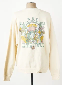 Sweat-shirt Iron And Resin Beige Manches Longues