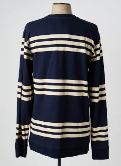 Sweat-shirt Iron And Resin Bleu Manches Longues