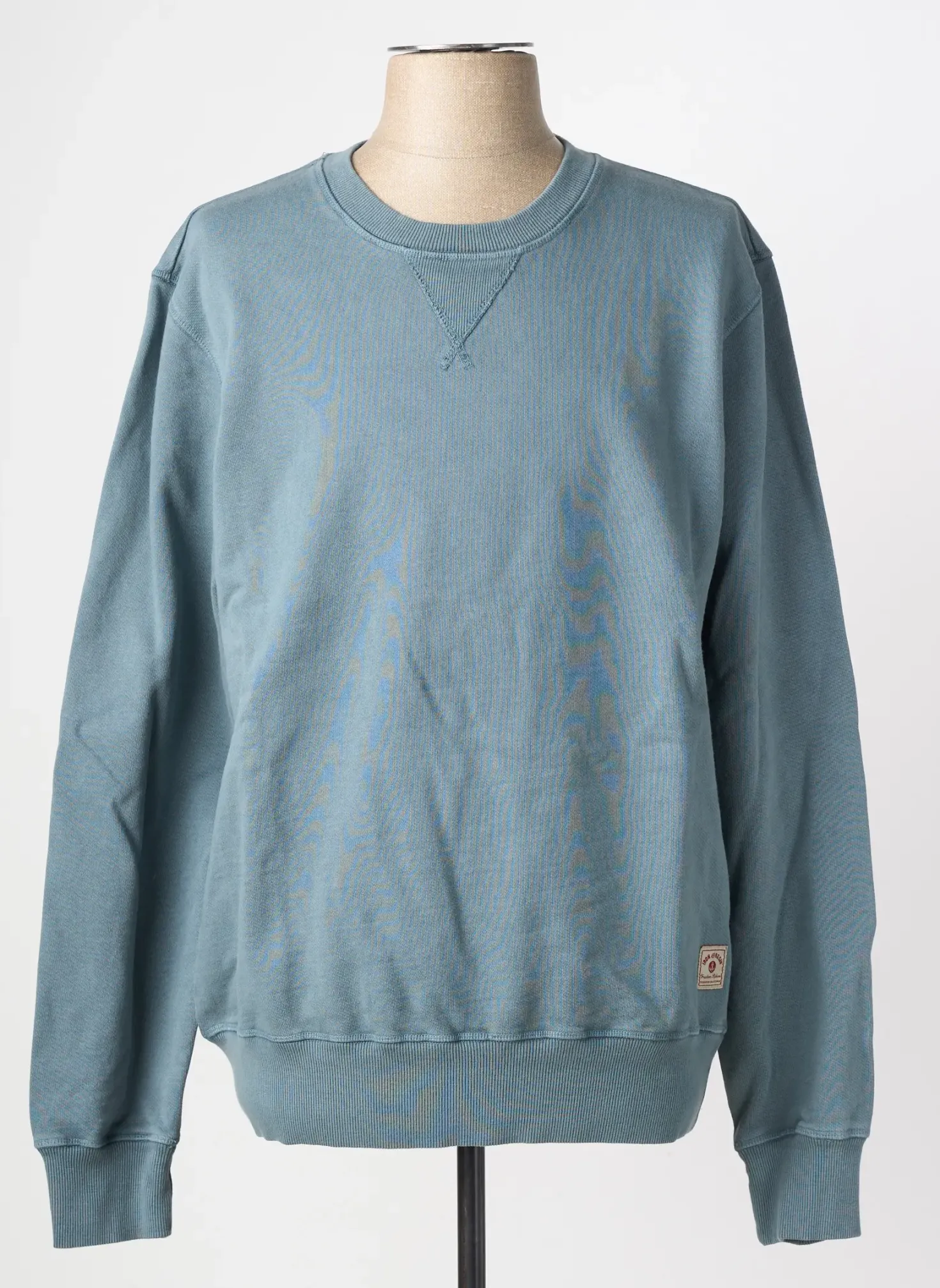 Sweat-shirt Iron And Resin Bleu Manches Longues