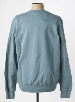 Sweat-shirt Iron And Resin Bleu Manches Longues