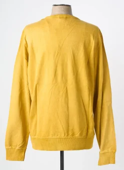 Sweat-shirt Iron And Resin Jaune Manches Longues