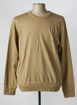 Sweat-shirt Iron And Resin Marron Manches Longues