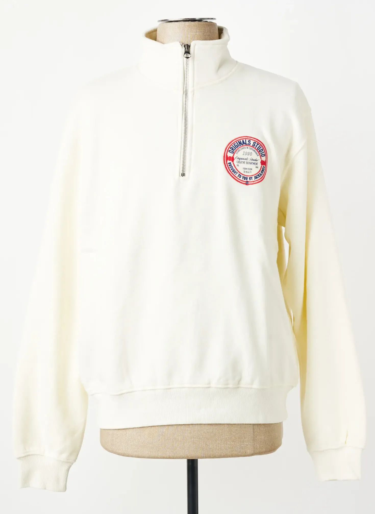 Sweat-shirt Jack & Jones Beige Manches Longues