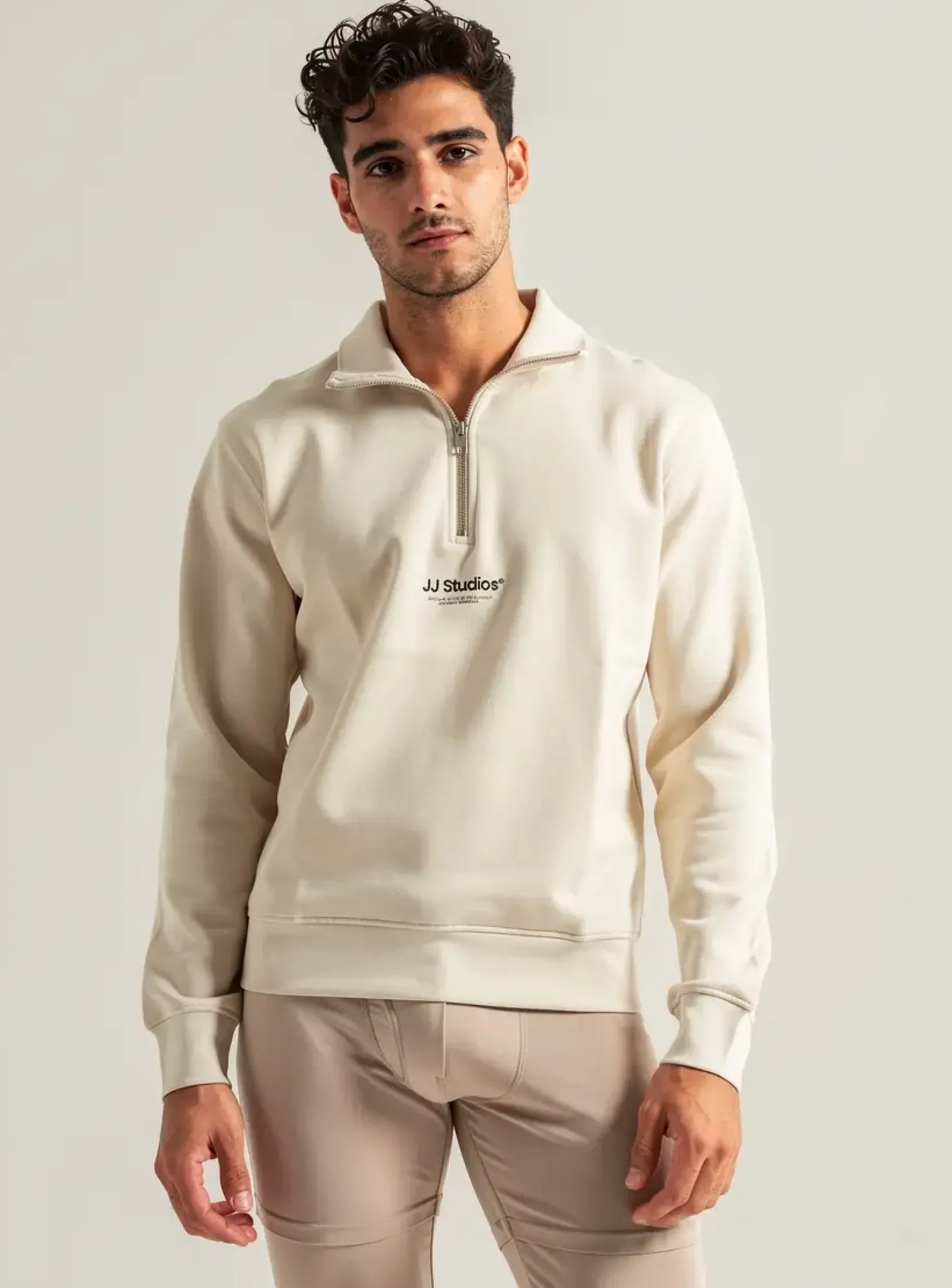 Sweat-shirt Jack & Jones Beige Manches Longues