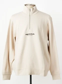 Sweat-shirt Jack & Jones Beige Manches Longues