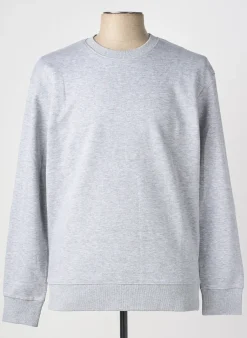 Sweat-shirt Jack & Jones Gris Manches Longues