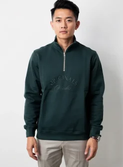 Sweat-shirt Jack & Jones Vert Manches Longues