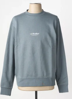 Sweat-shirt Jack & Jones Vert Manches Longues