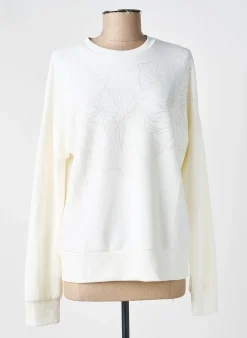 Sweat-shirt Joy Of Life Beige Manches Longues