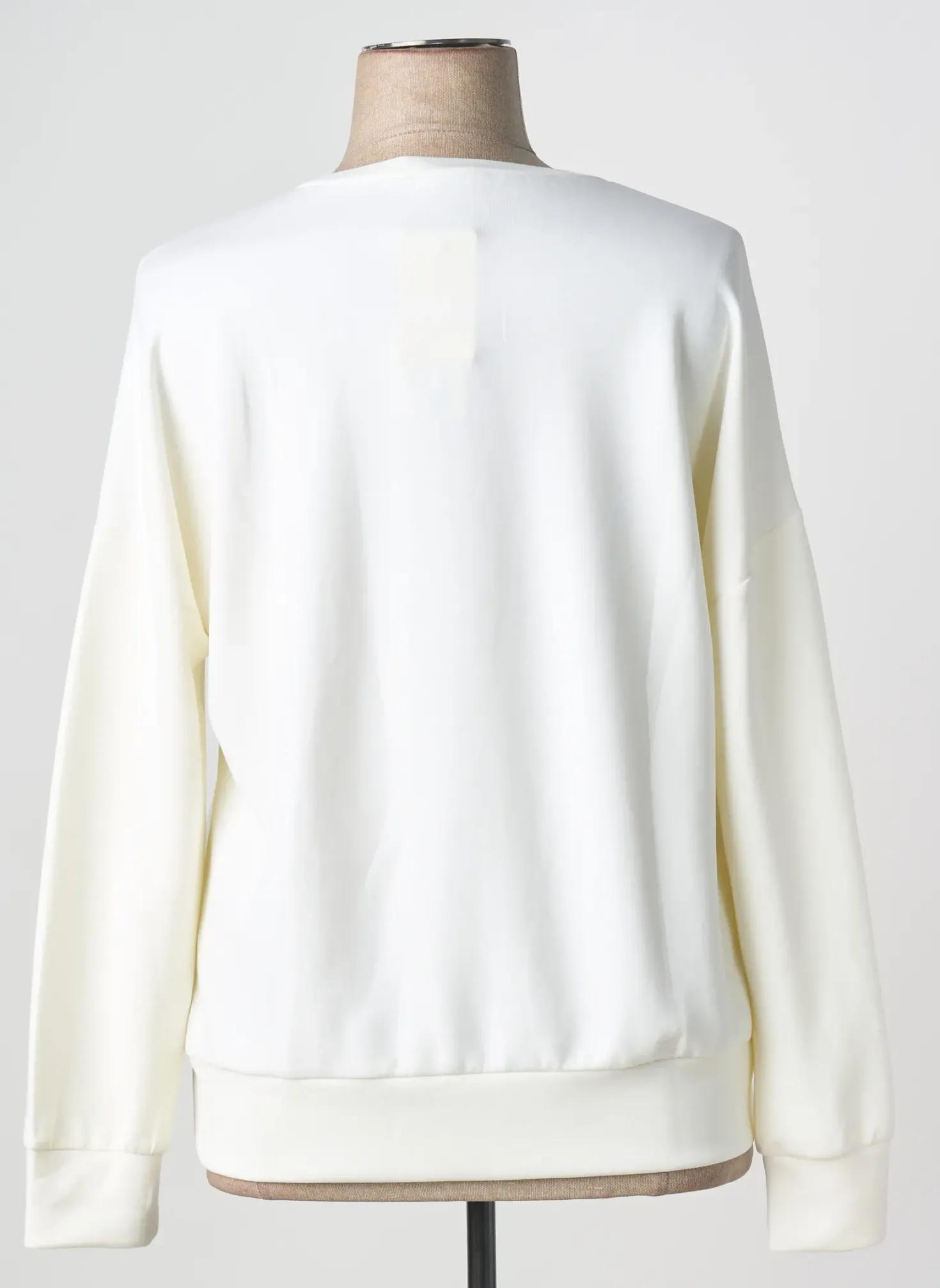 Sweat-shirt Joy Of Life Blanc Manches Longues