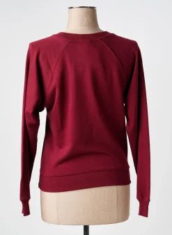 Sweat-shirt King Louie Rouge Manches Longues