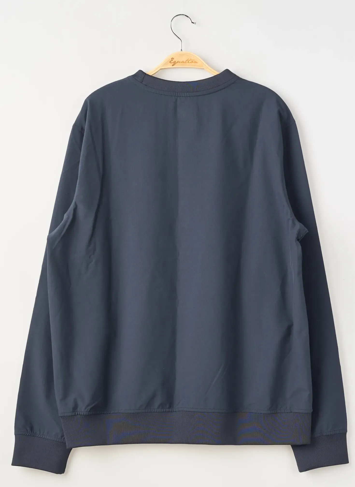 Sweat-shirt Kway Bleu Manches Longues