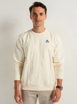 Sweat-shirt Le Coq Sportif Beige Manches Longues