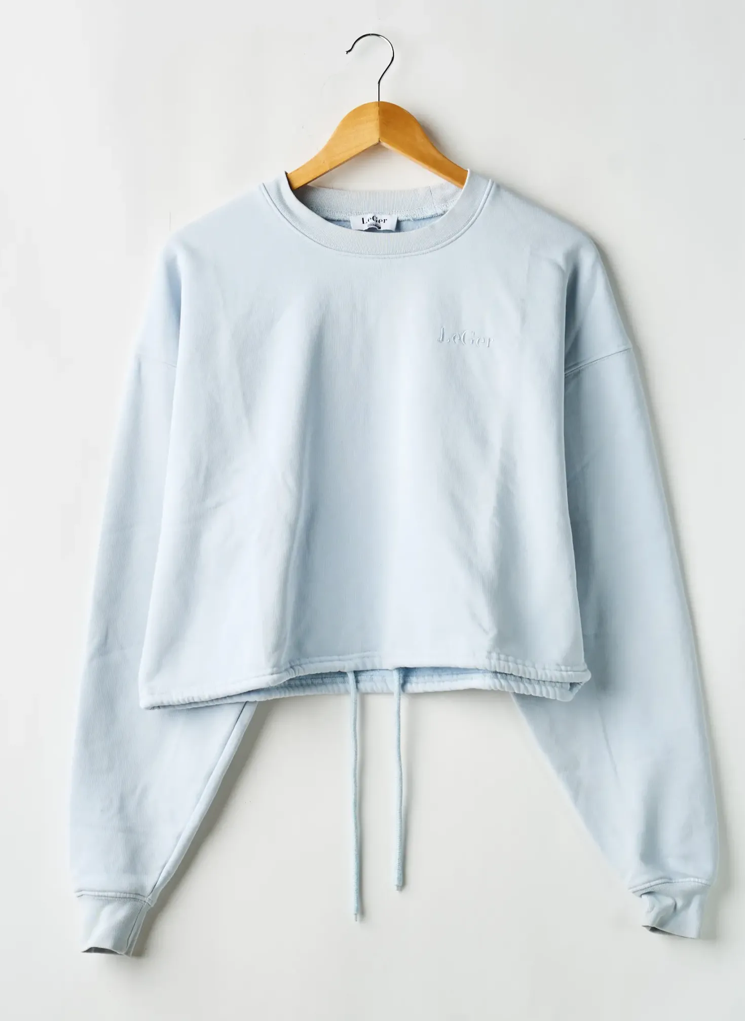 Sweat-shirt Leger By Lena Gercke Bleu Manches Longues