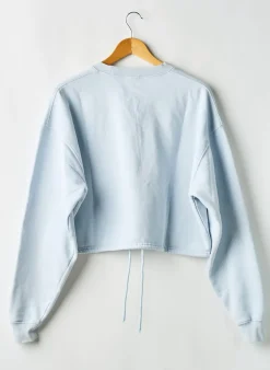 Sweat-shirt Leger By Lena Gercke Bleu Manches Longues