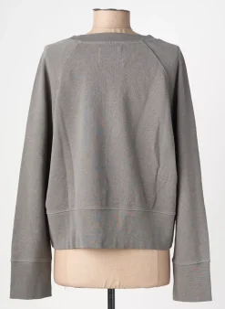 Sweat-shirt Leon & Harper Gris Manches Longues