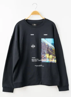 Sweat-shirt Le Temps Des Cerises Noir Manches Longues