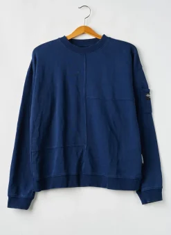Sweat-shirt Le Temps Des Cerises Bleu Manches Longues