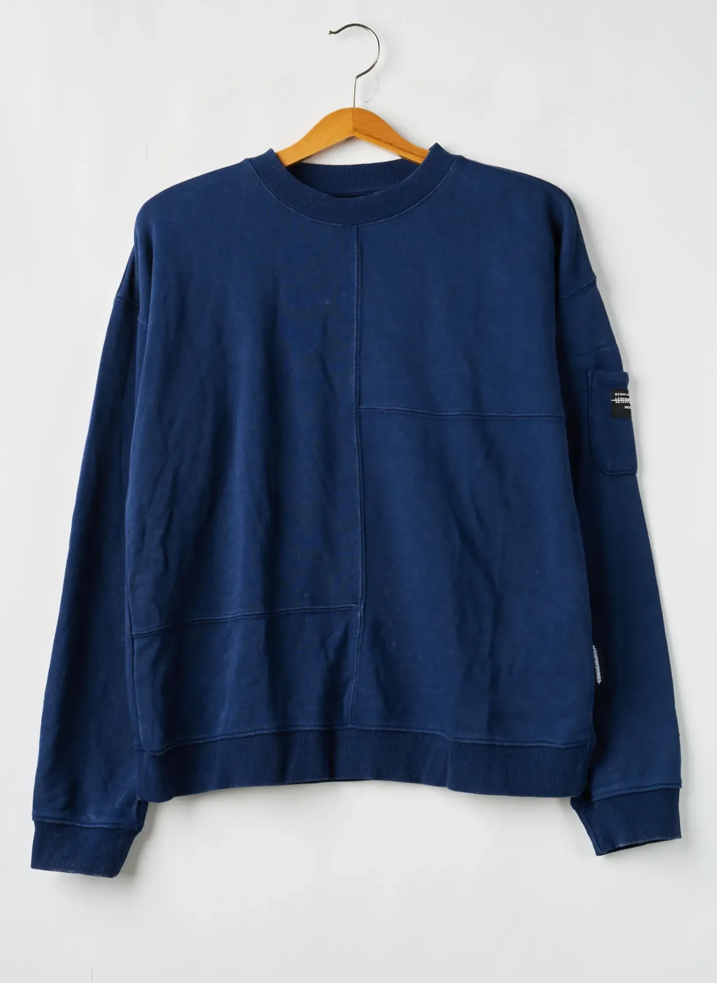 Sweat-shirt Le Temps Des Cerises Bleu Manches Longues