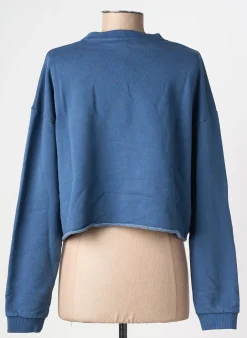 Sweat-shirt Le Temps Des Cerises Bleu Manches Longues