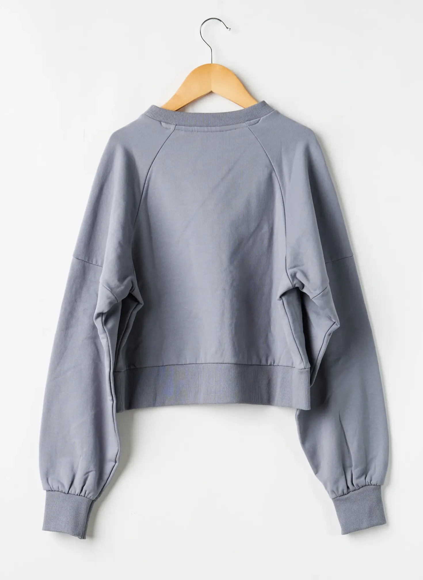 Sweat-shirt Levv Label Bleu Manches Longues