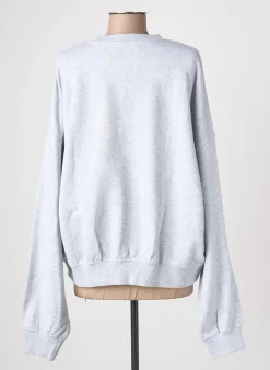 Sweat-shirt Love Stories Gris Manches Longues