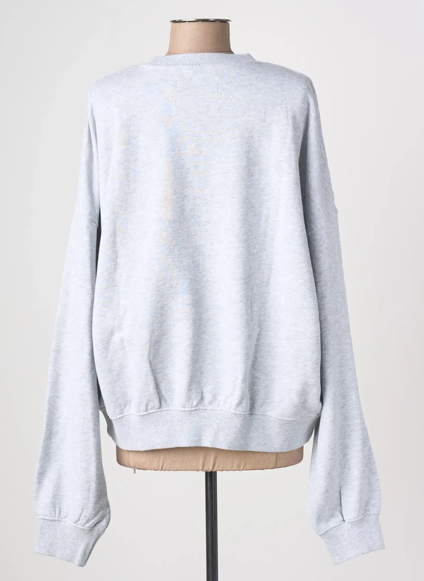 Sweat-shirt Love Stories Gris Manches Longues