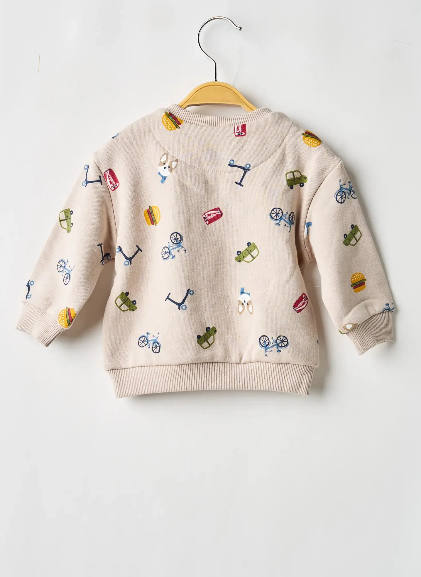 Sweat-shirt Mayoral Beige Manches Longues