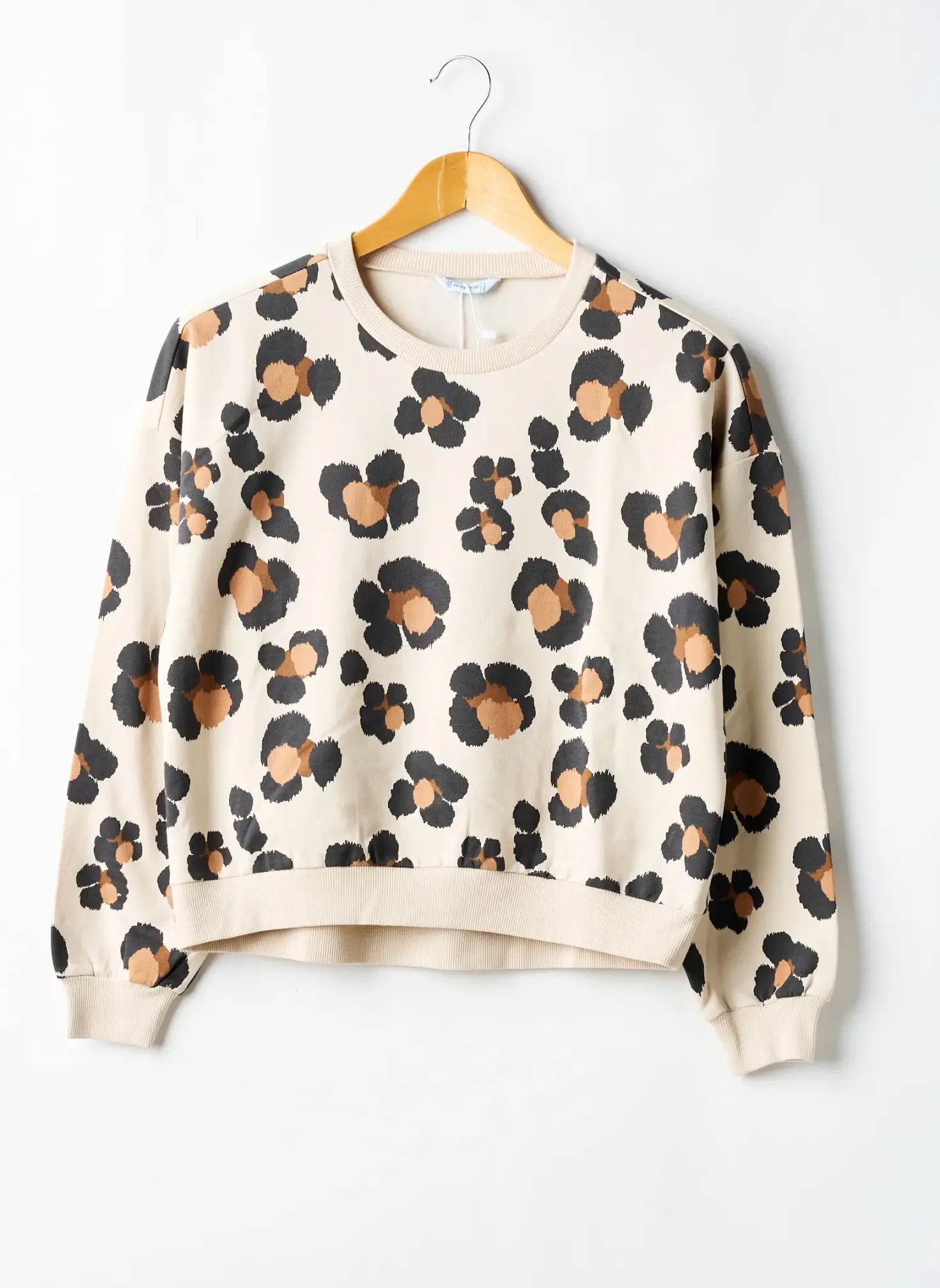Sweat-shirt Mayoral Beige Manches Longues