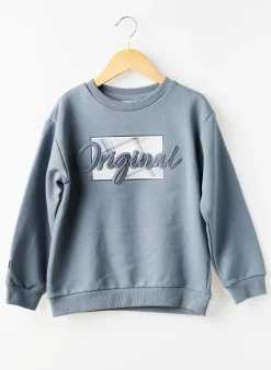 Sweat-shirt Mayoral Gris Manches Longues