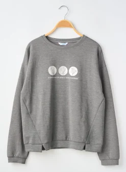 Sweat-shirt Mayoral Gris Manches Longues