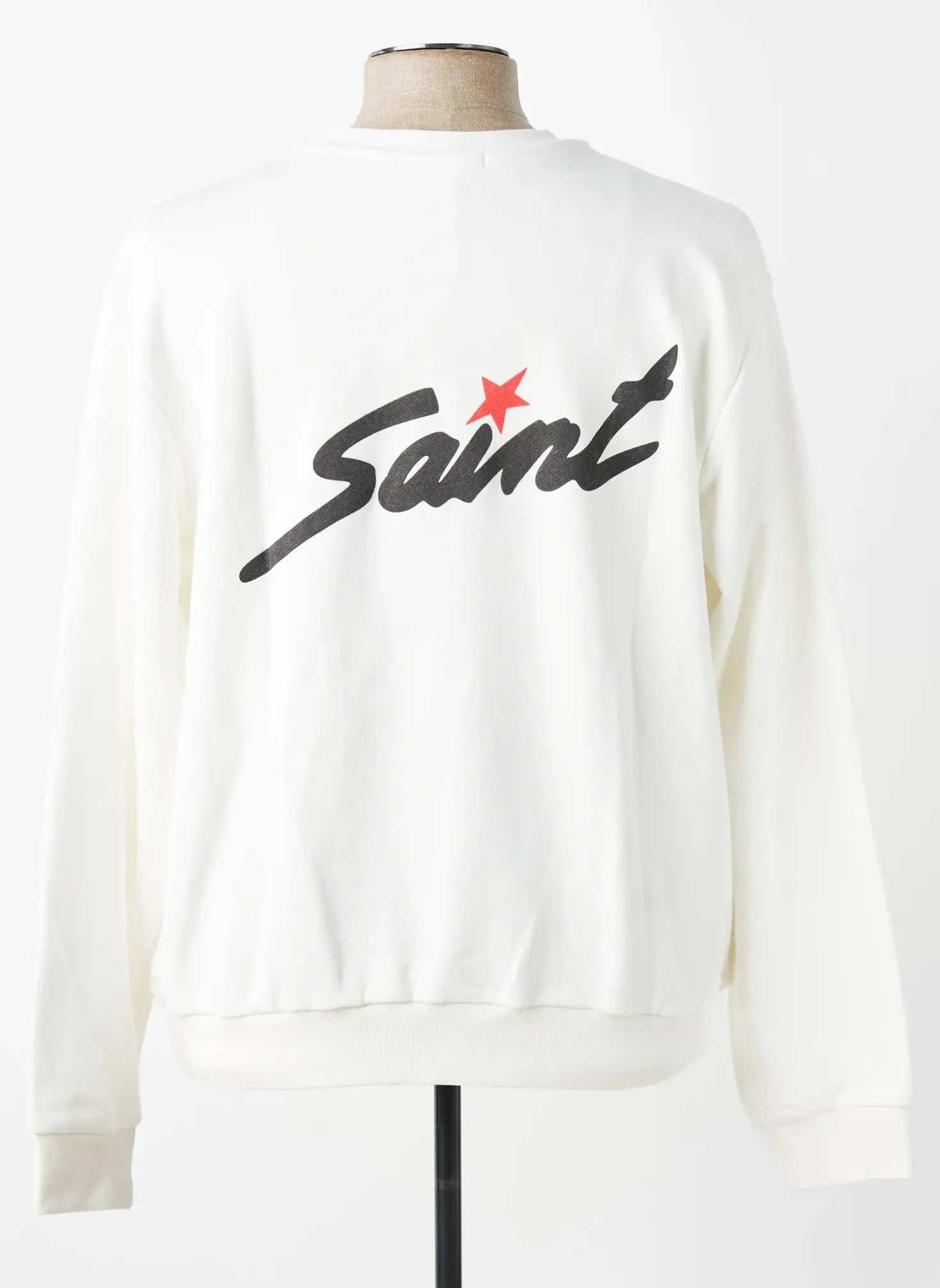 Sweat-shirt Mbm Blanc Manches Longues