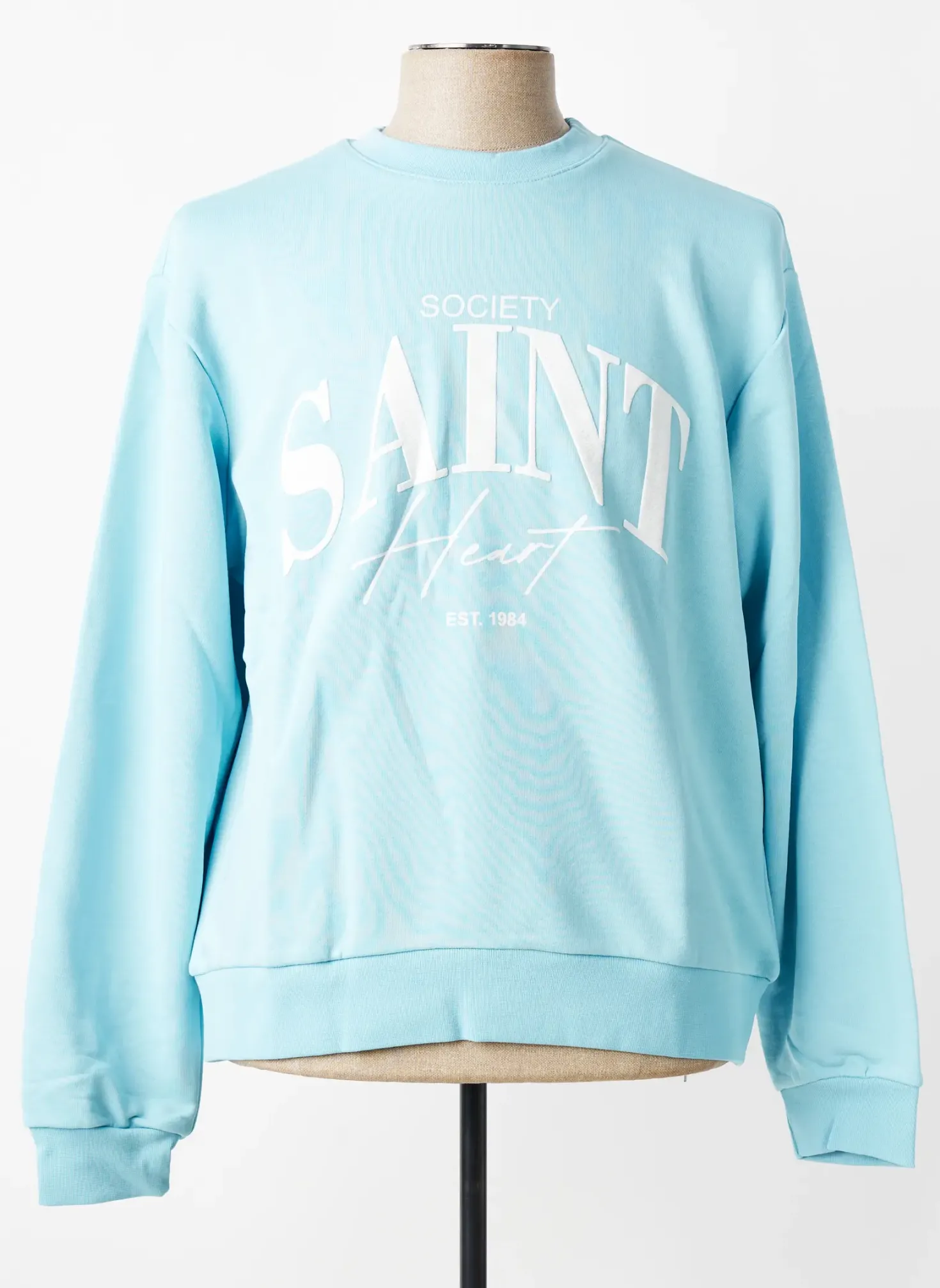 Sweat-shirt Mbm Bleu Manches Longues