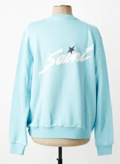 Sweat-shirt Mbm Bleu Manches Longues