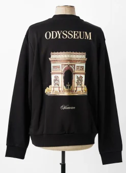 Sweat-shirt Mbm Noir Manches Longues