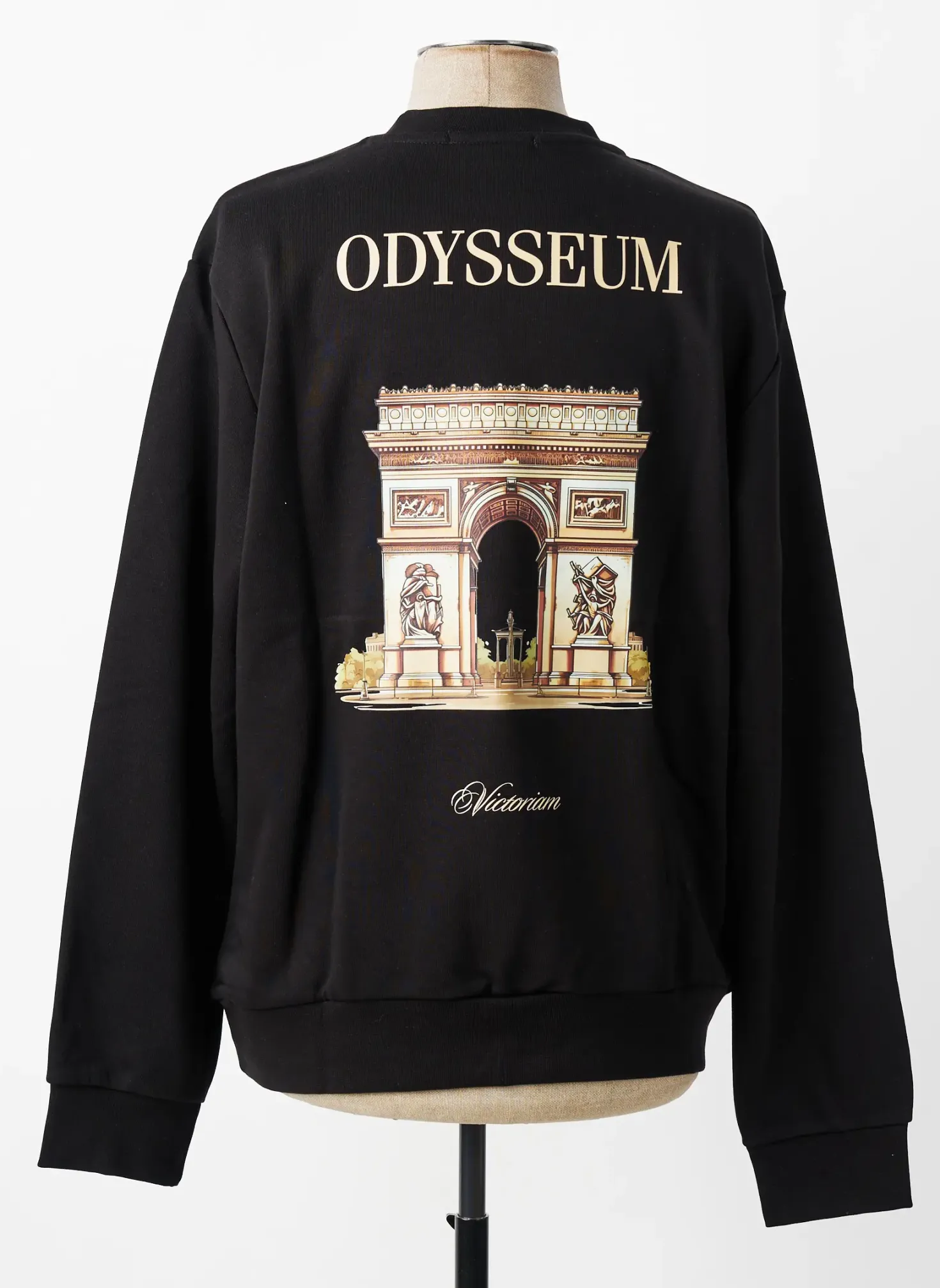 Sweat-shirt Mbm Noir Manches Longues