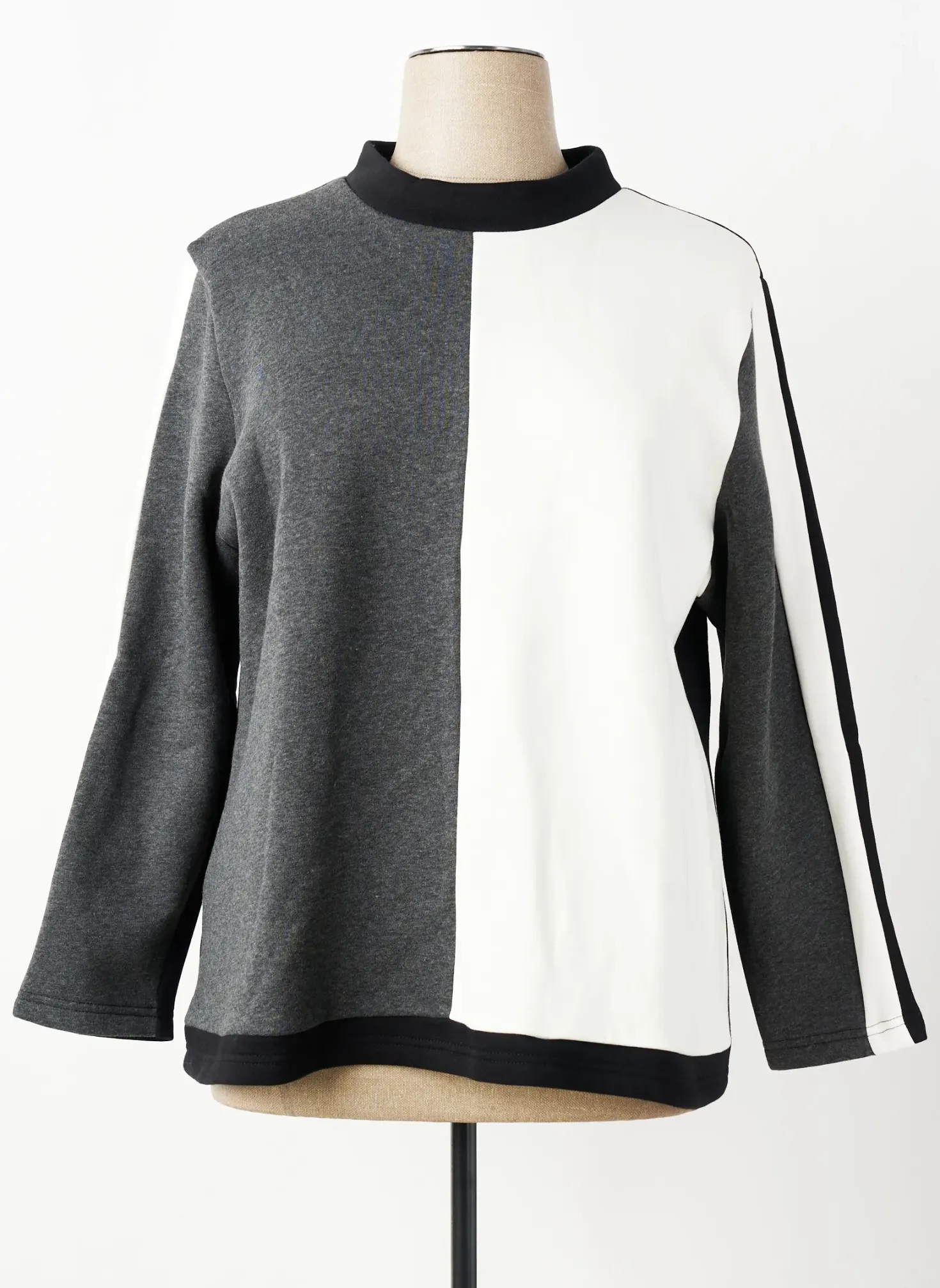 Sweat-shirt Meri & Esca Noir Manches Longues