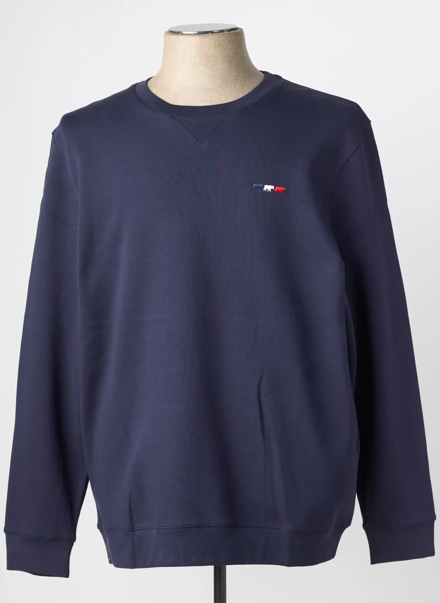 Sweat-shirt Mise Au Green Bleu Manches Longues