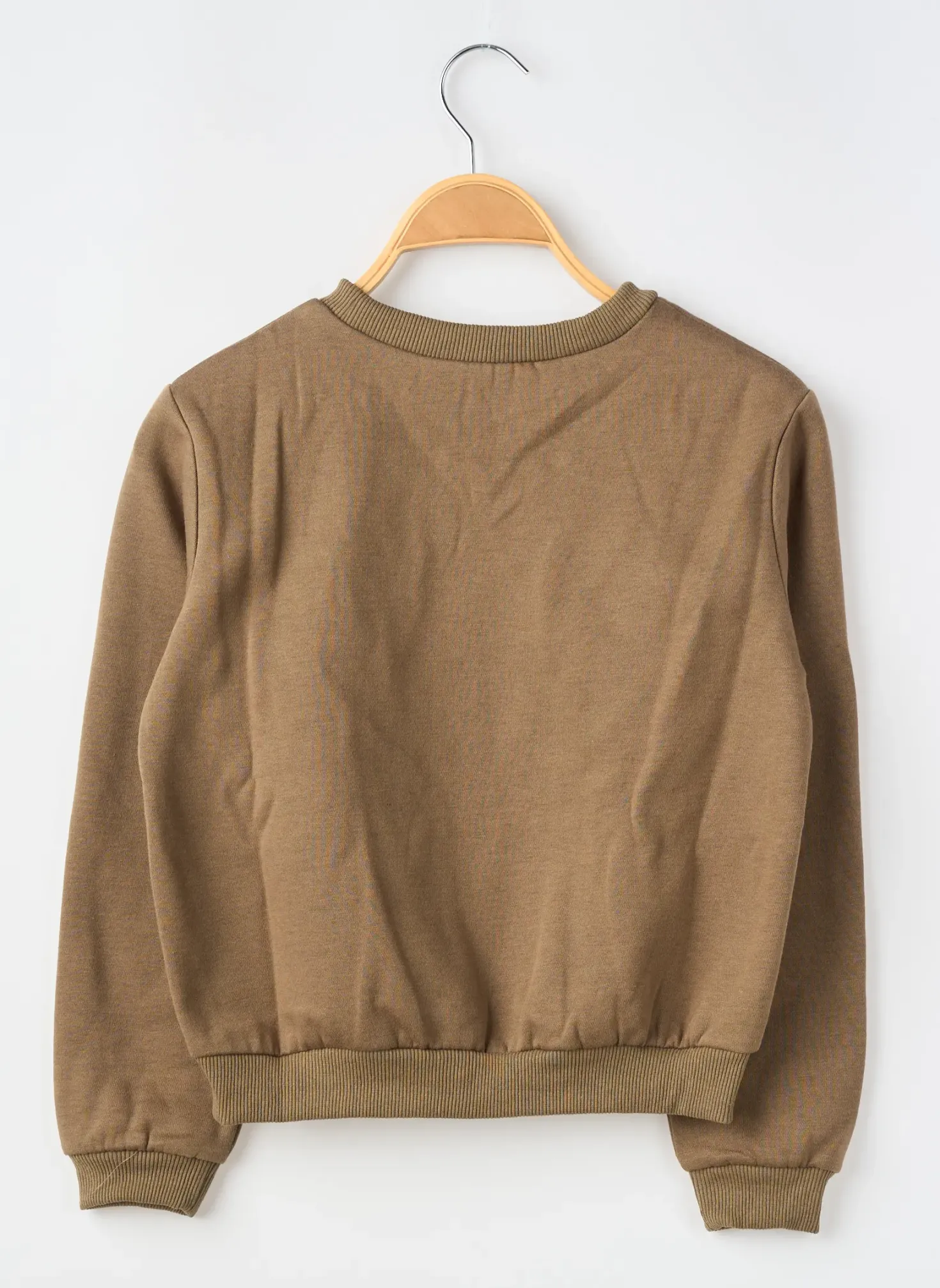 Sweat-shirt Molly Bracken Vert Manches Longues