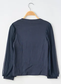 Sweat-shirt Name It Bleu Manches Longues