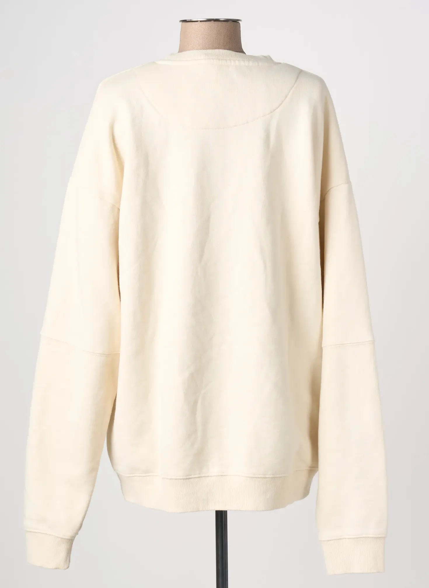 Sweat-shirt Newtone Beige Manches Longues