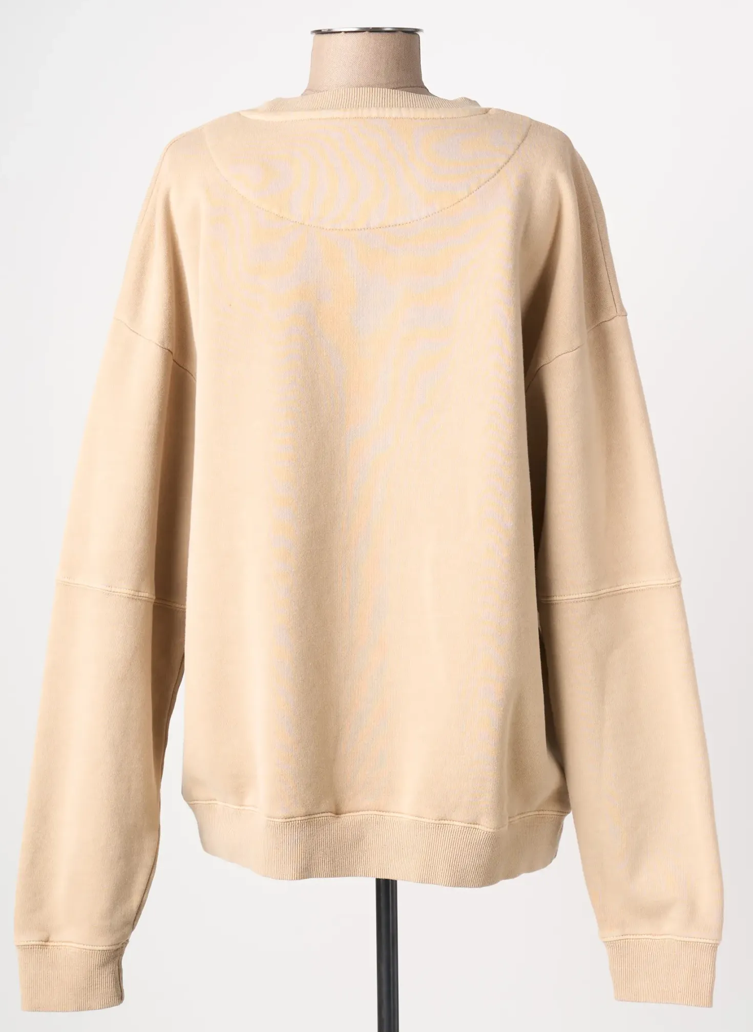 Sweat-shirt Newtone Beige Manches Longues