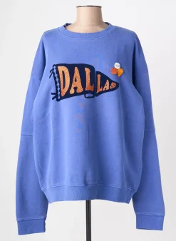 Sweat-shirt Newtone Violet Manches Longues