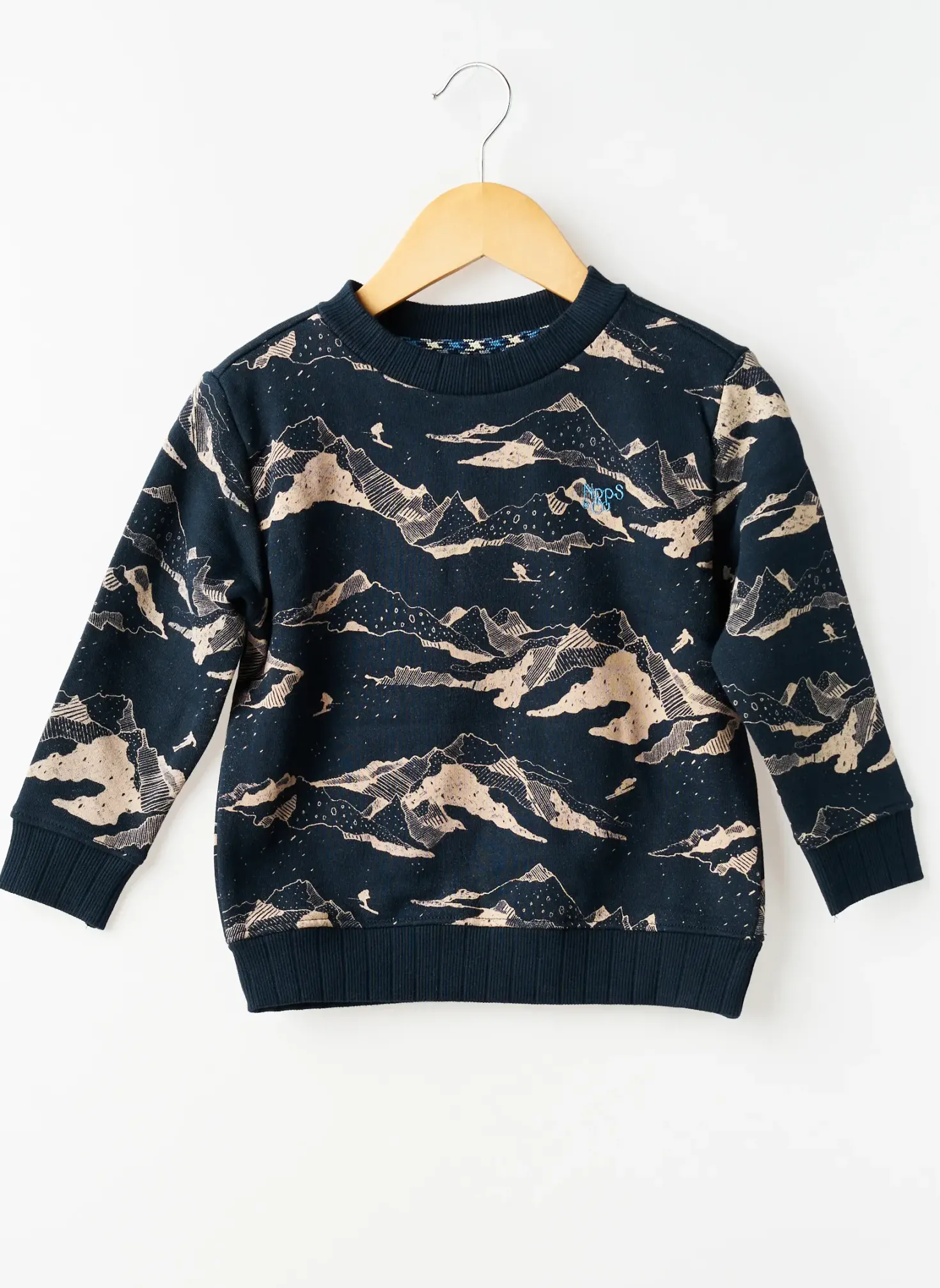 Sweat-shirt Noppies Bleu Manches Longues