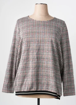 Sweat-shirt Olsen Orange Manches Longues