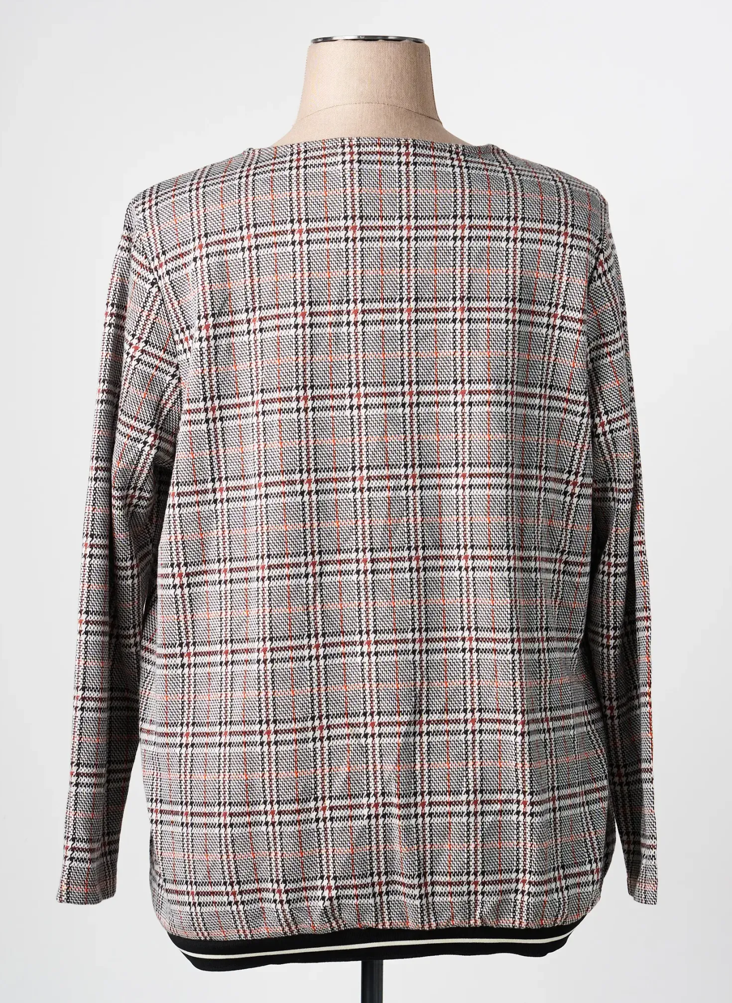 Sweat-shirt Olsen Orange Manches Longues