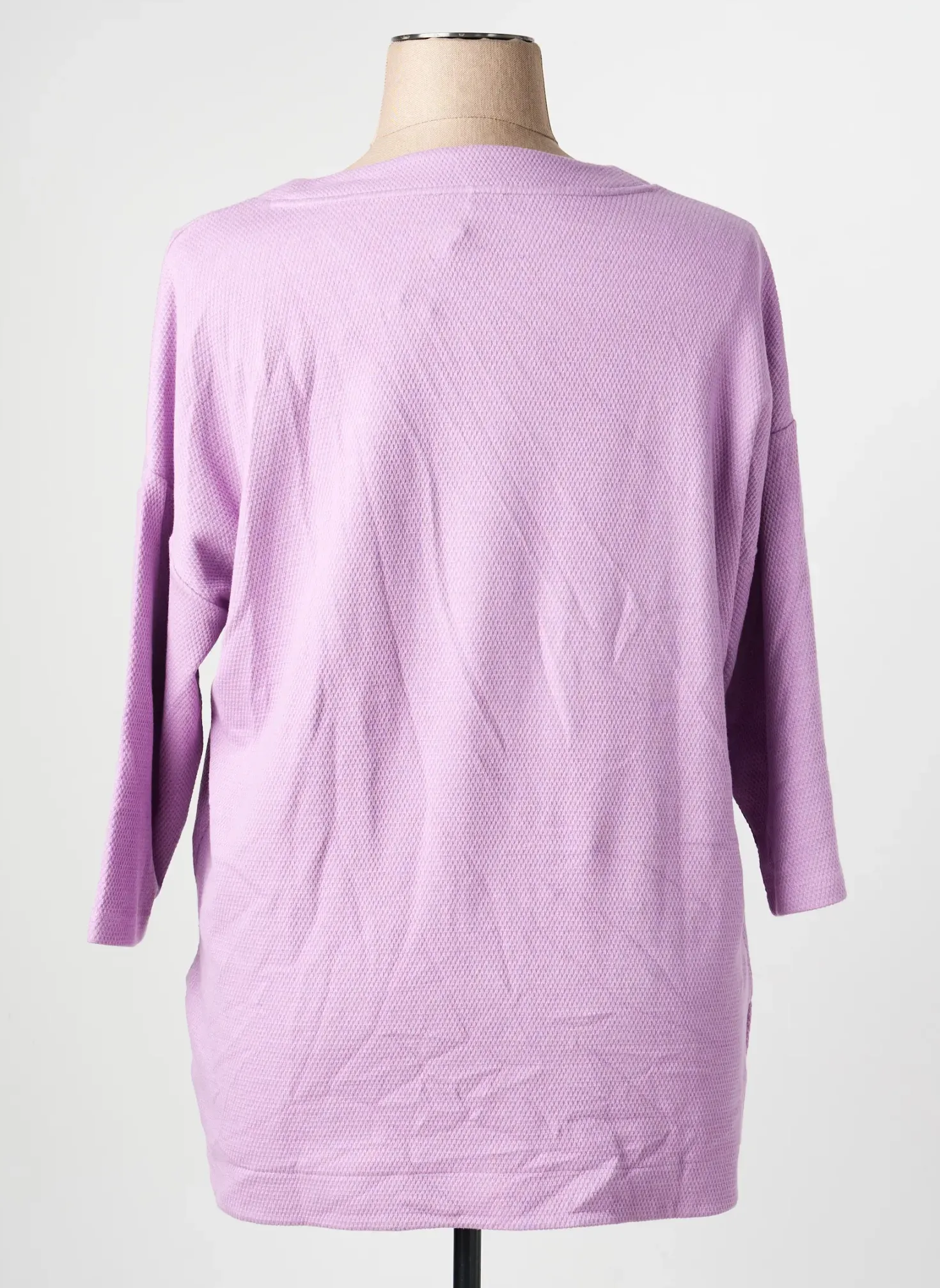 Sweat-shirt Olsen Violet Manches 3/4